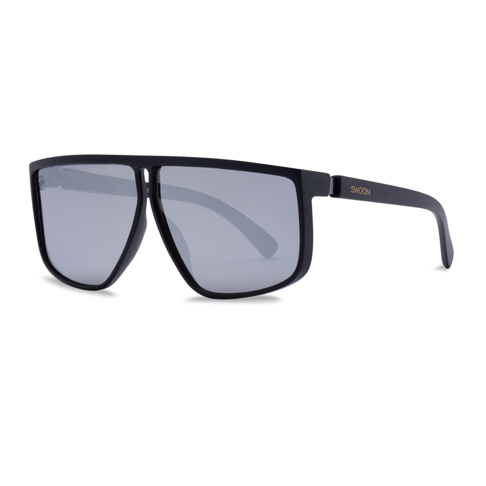 Black Oversized Fashion Sunglasses - Swoon Eyewear - Copenhagen Side View 2