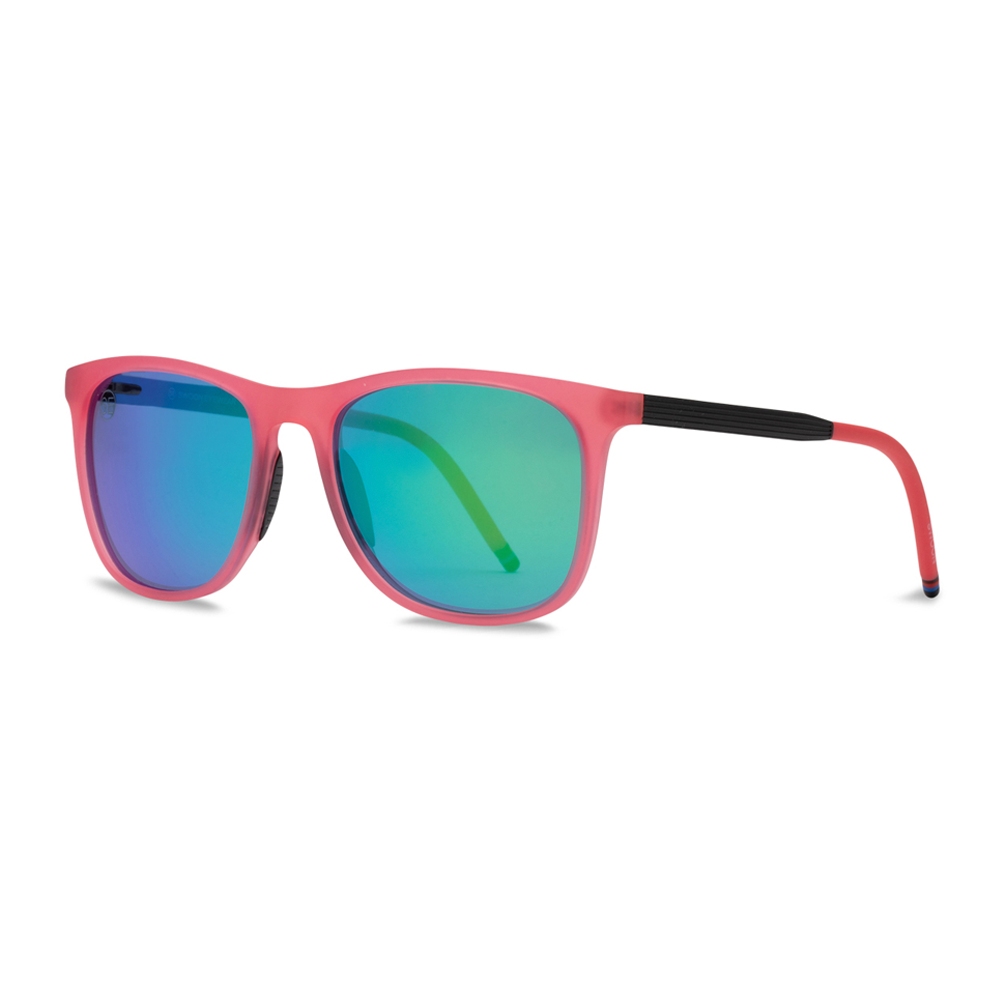 Pink Square Mirrored Sunglasses - Swoon Eyewear - Hamilton Side View 2