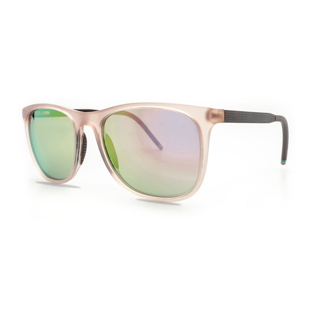 Matte Pink Frame Bubblegum Mirror Lenses Sunglasses - Swoon Eyewear - Side View 2