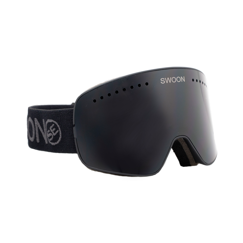 Breckenridge - Black Snow Goggles - Swoon Eyewear - Side View