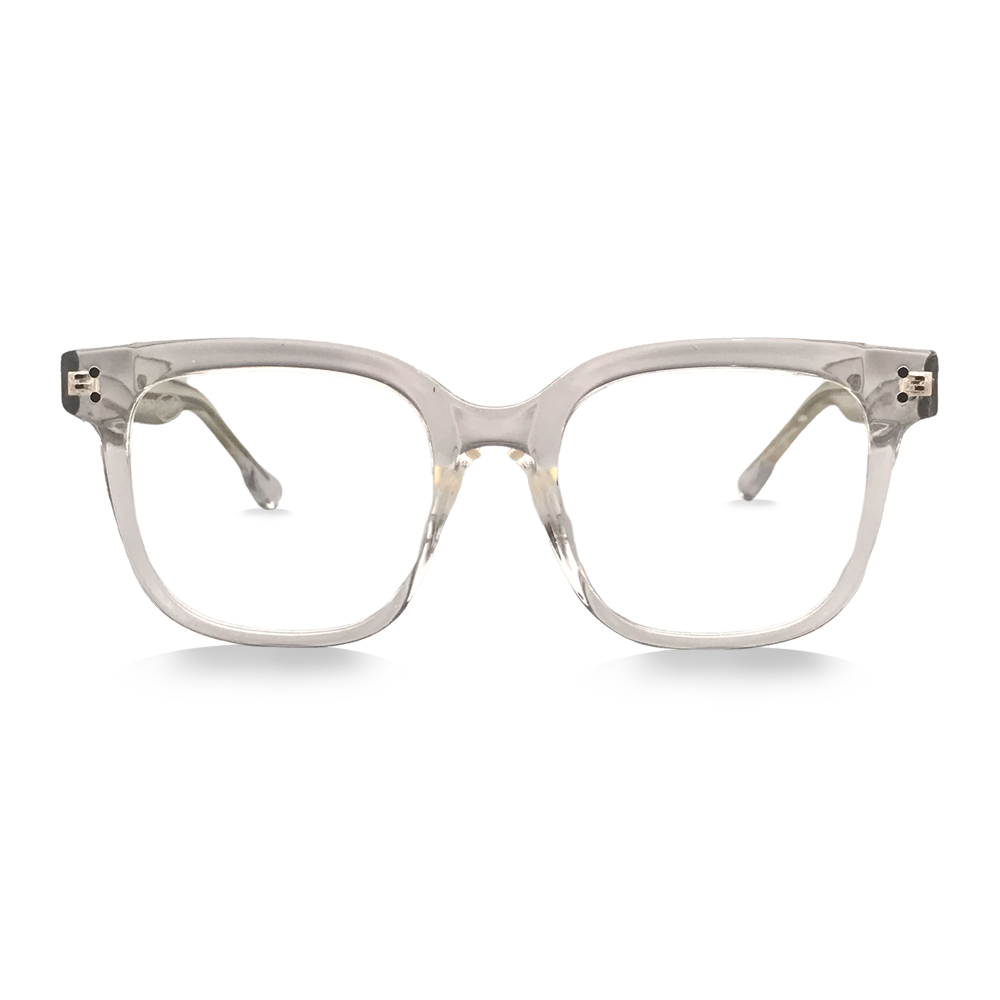 Cute Clear Unisex Frame - Blue Light Blocking Glasses - Swoon Eyewear - Savannah Front View